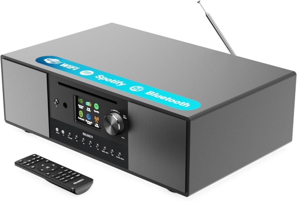 Radio Internet con CD Player MAJORITY Quadriga