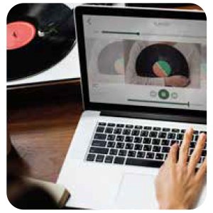 Tocadiscos con grabador digital Función de Digitalización