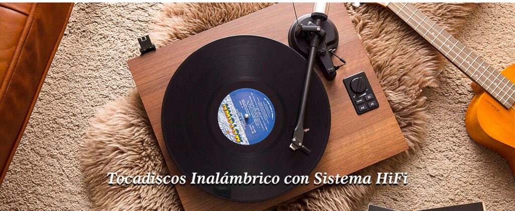 1 BY ONE Tocadiscos Bluetooth Hi-Fi con Altavoces de 36W